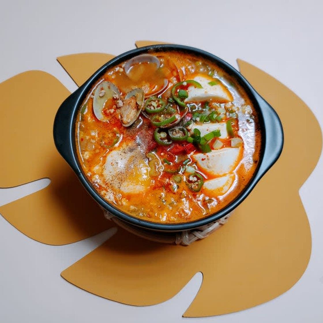 백종원 바지락 순두부찌개