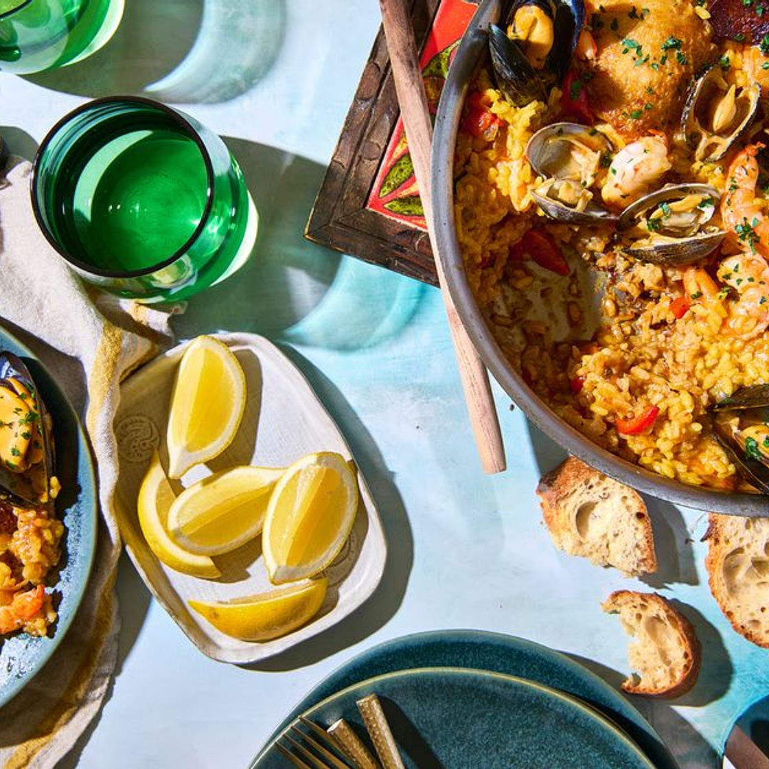 We Gave Martha Stewart’s Paella Recipe Some Cost-Effective Shortcuts