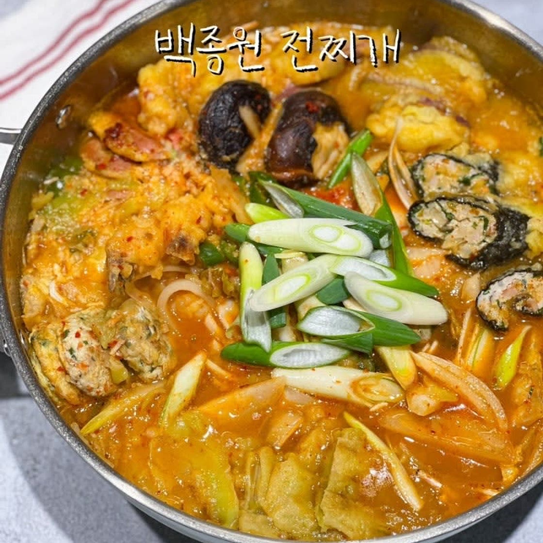 백종원 전찌개 레시피 명절 전요리 전찌개 만드는법