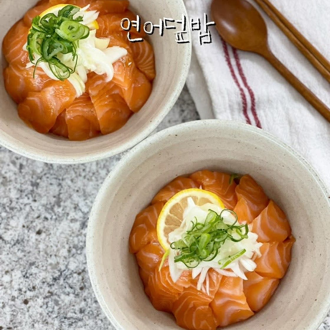 코스트코 연어 손질 고르는법 연어덮밥 만들기 연어요리