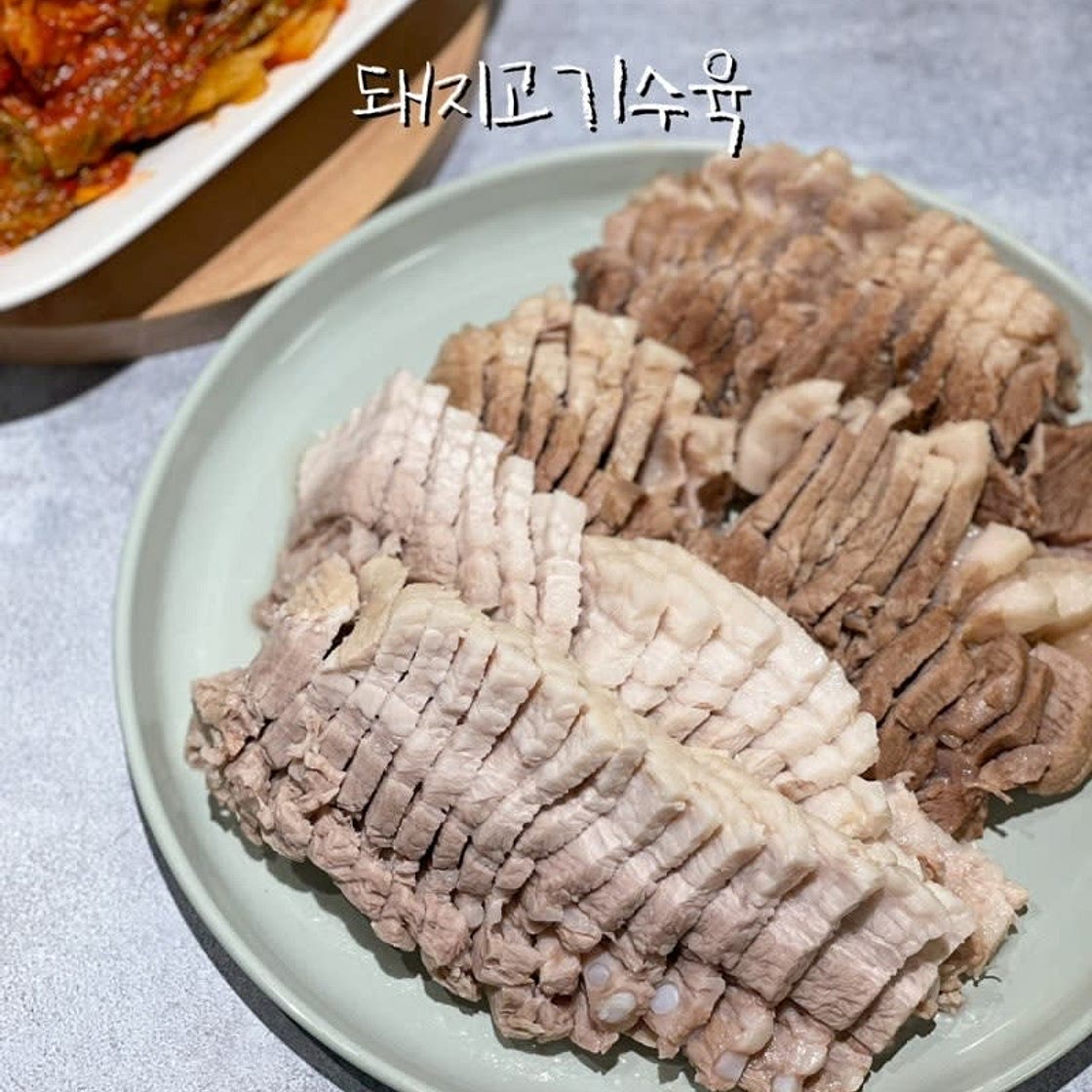 돼지고기삶는법 삼겹살 앞다리살 수육 레시피