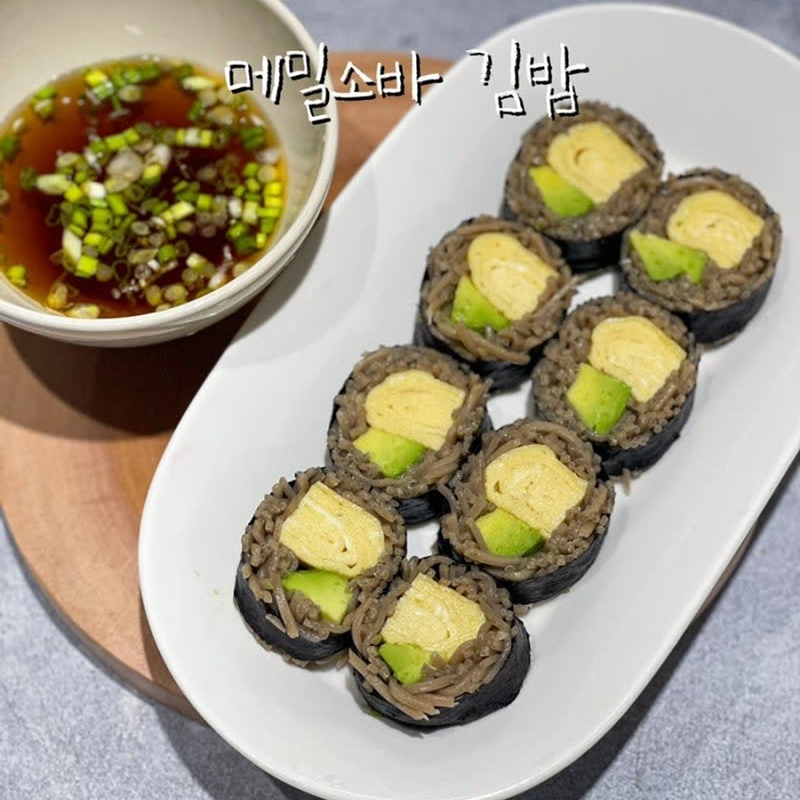 메밀소바 김밥 만들기 정말 맛있는 메밀김밥 레시피