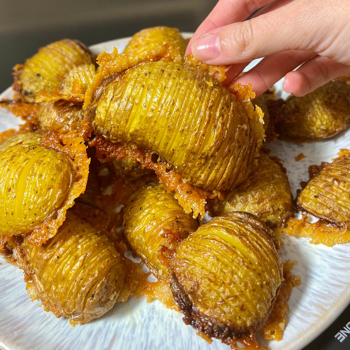CRISPY PARMESAN POTATOES