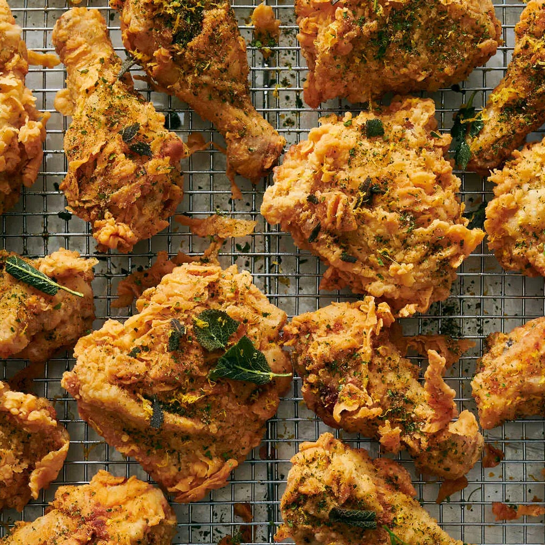 Crispy Sage Fried Chicken