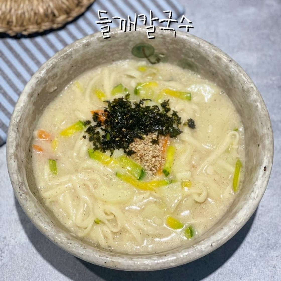 들깨칼국수만들기 비 오는 날 먹으면 더 맛있는 칼국수 레시피