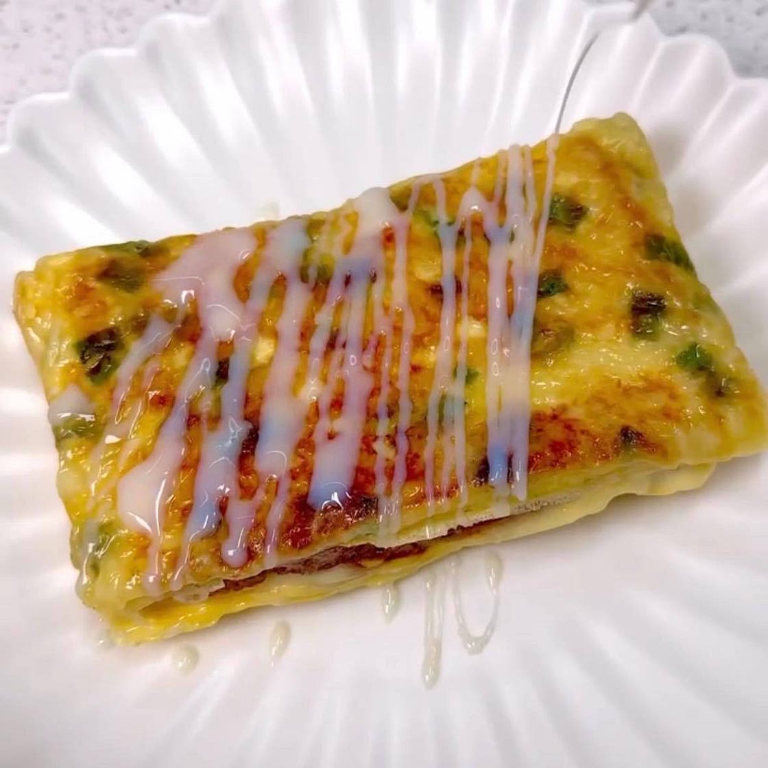 쪽파치즈 토스트