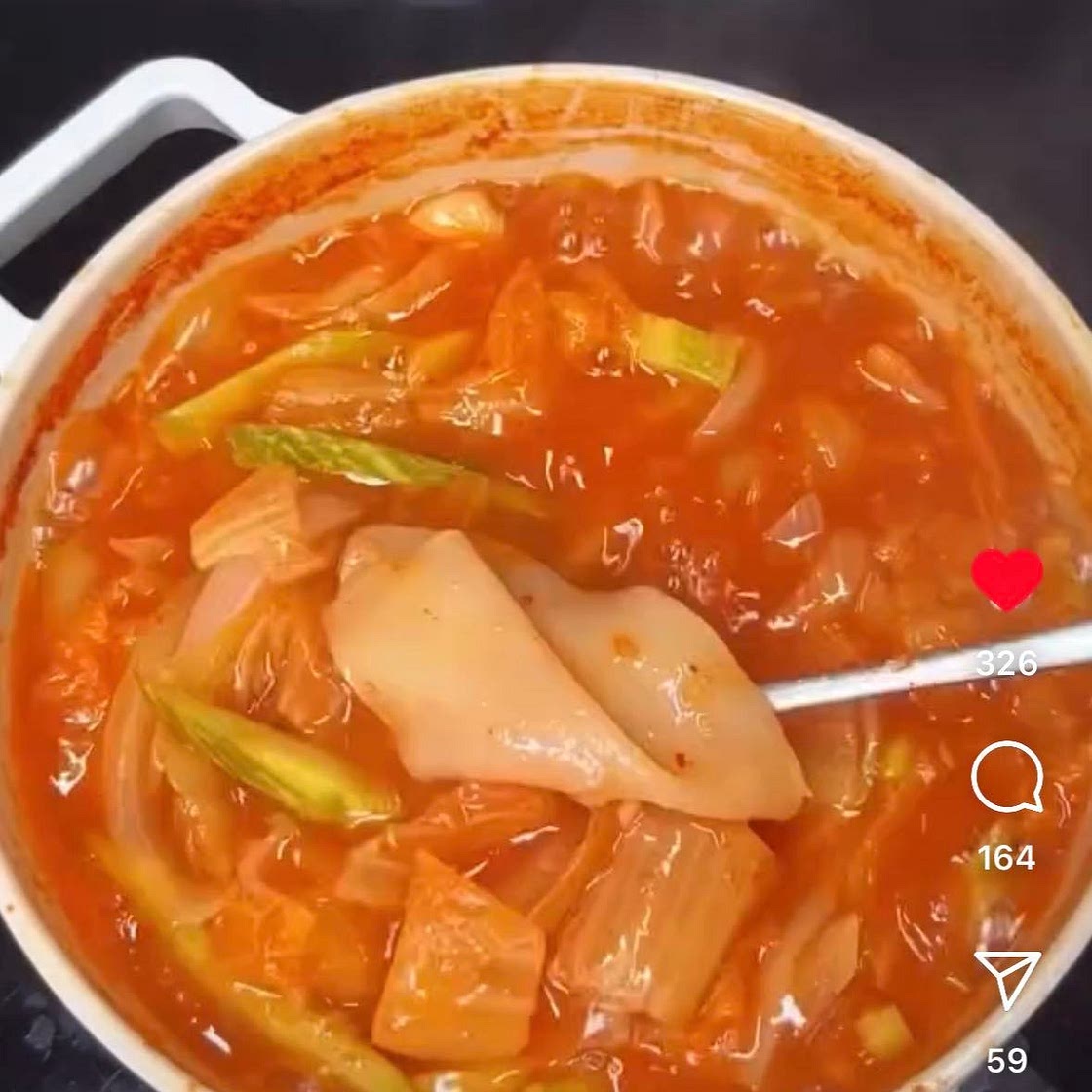 김치 수제비