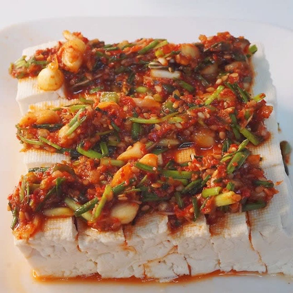 두부 달래양념장