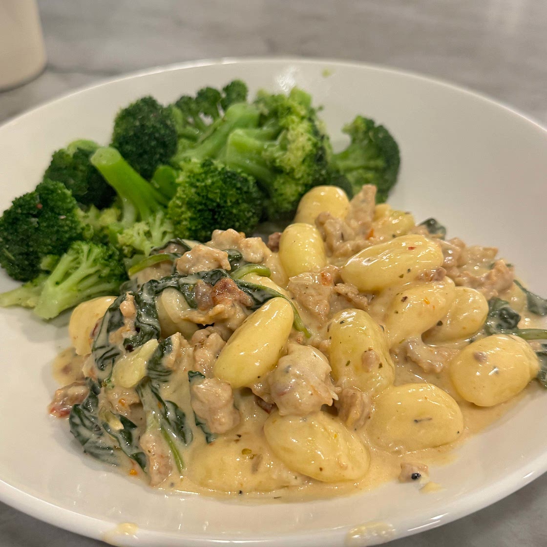 Creamy Tuscan Sausage Gnocchi