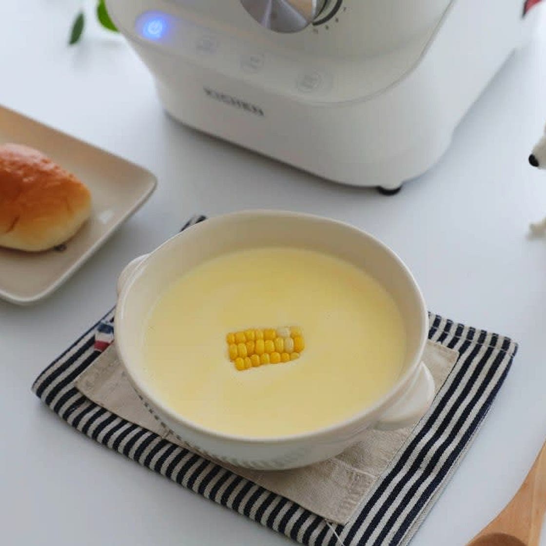 믹서기 활용 초당 옥수수스프 만들기 초당옥수수 먹는법 초당옥수수요리