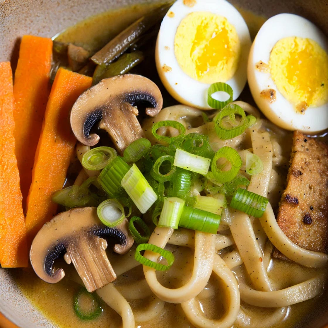 Ramen au beurre de cacahuète