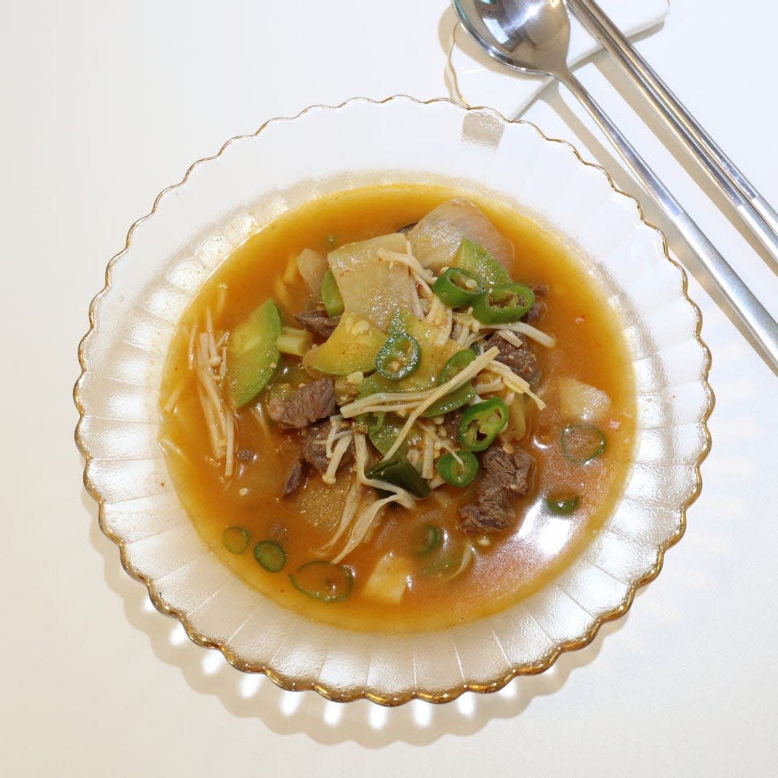 고깃집 된장찌개 끓이기
