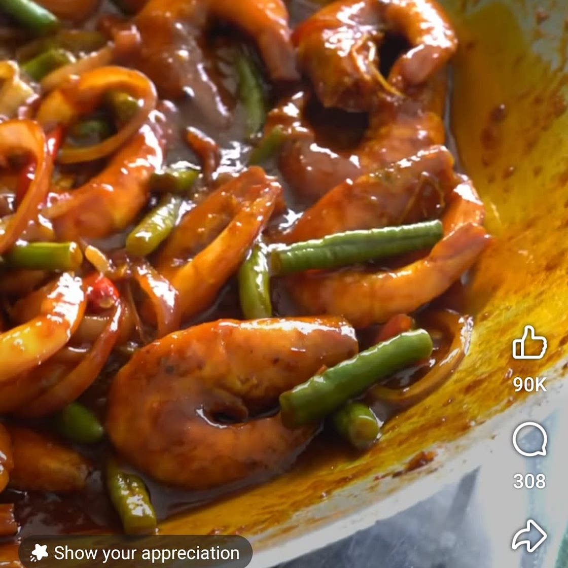 Udang sweet sour - hamdan mubarak