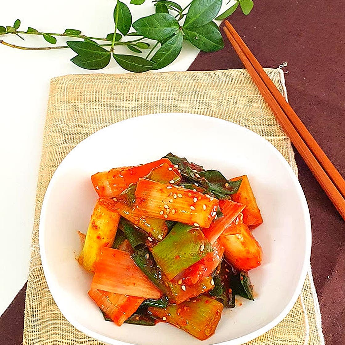 대파무침