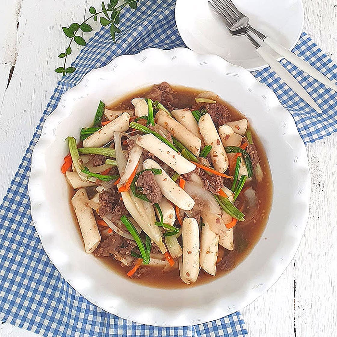 불고기떡볶이 간장떡볶이