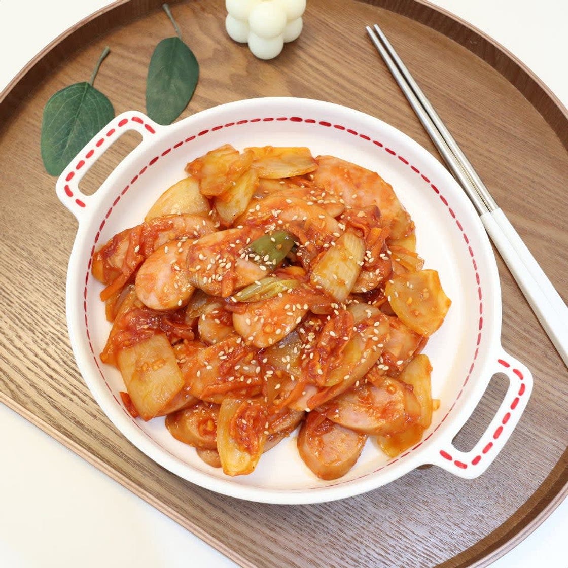소시지야채볶음 레시피