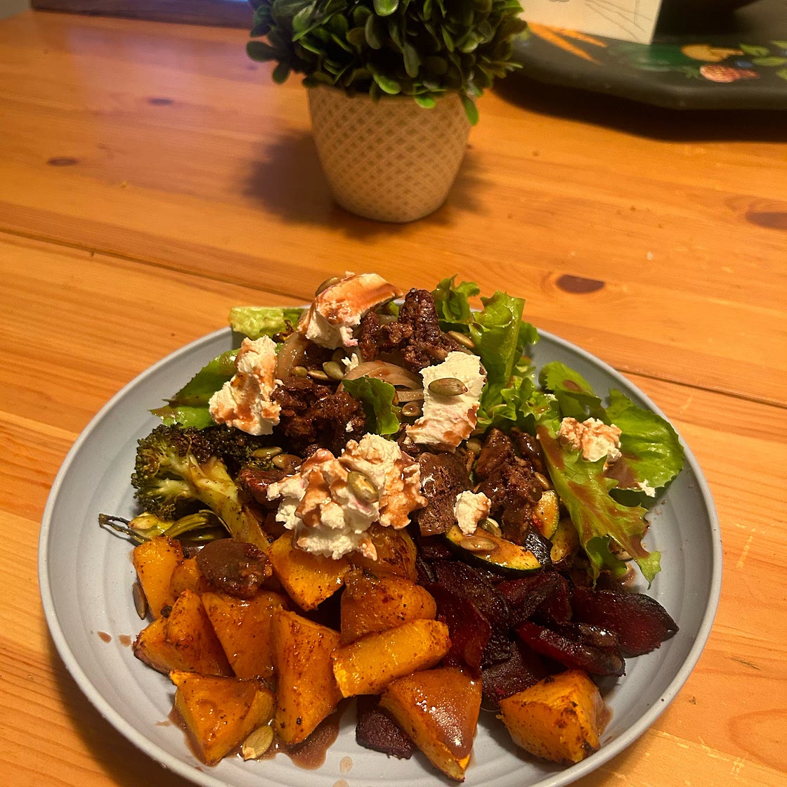 Roasted Butternut Squash Salad