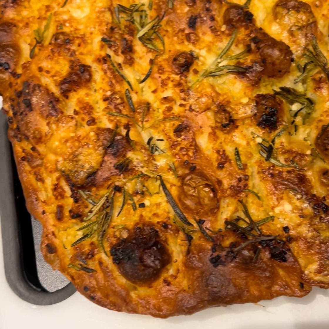 Garlic Butter + Cheese Stuffed Focaccia