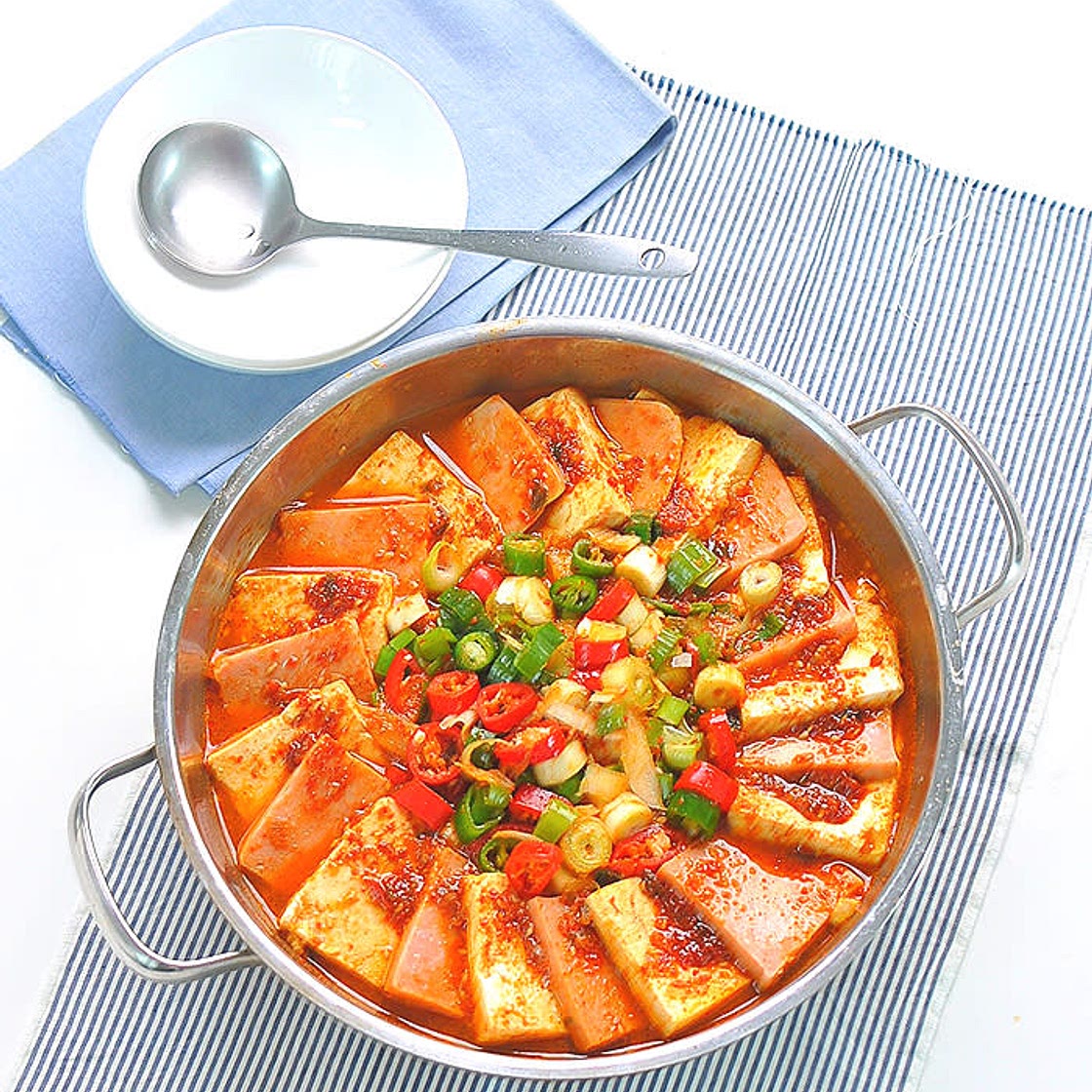 스팸두부조림