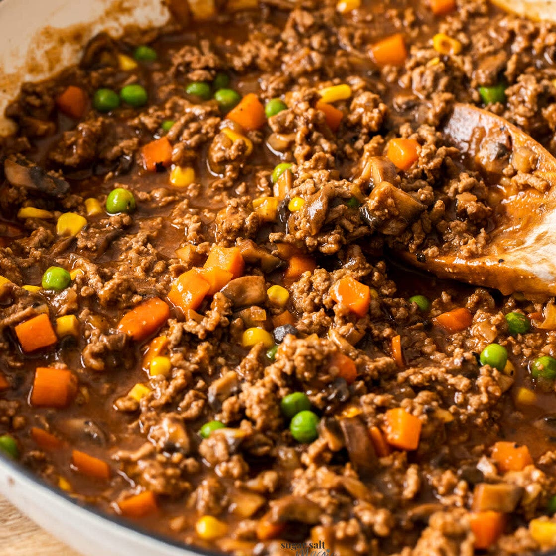 Savoury lamb mince