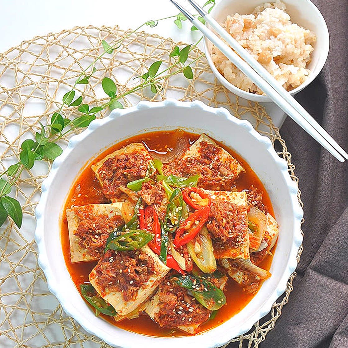 참치두부조림