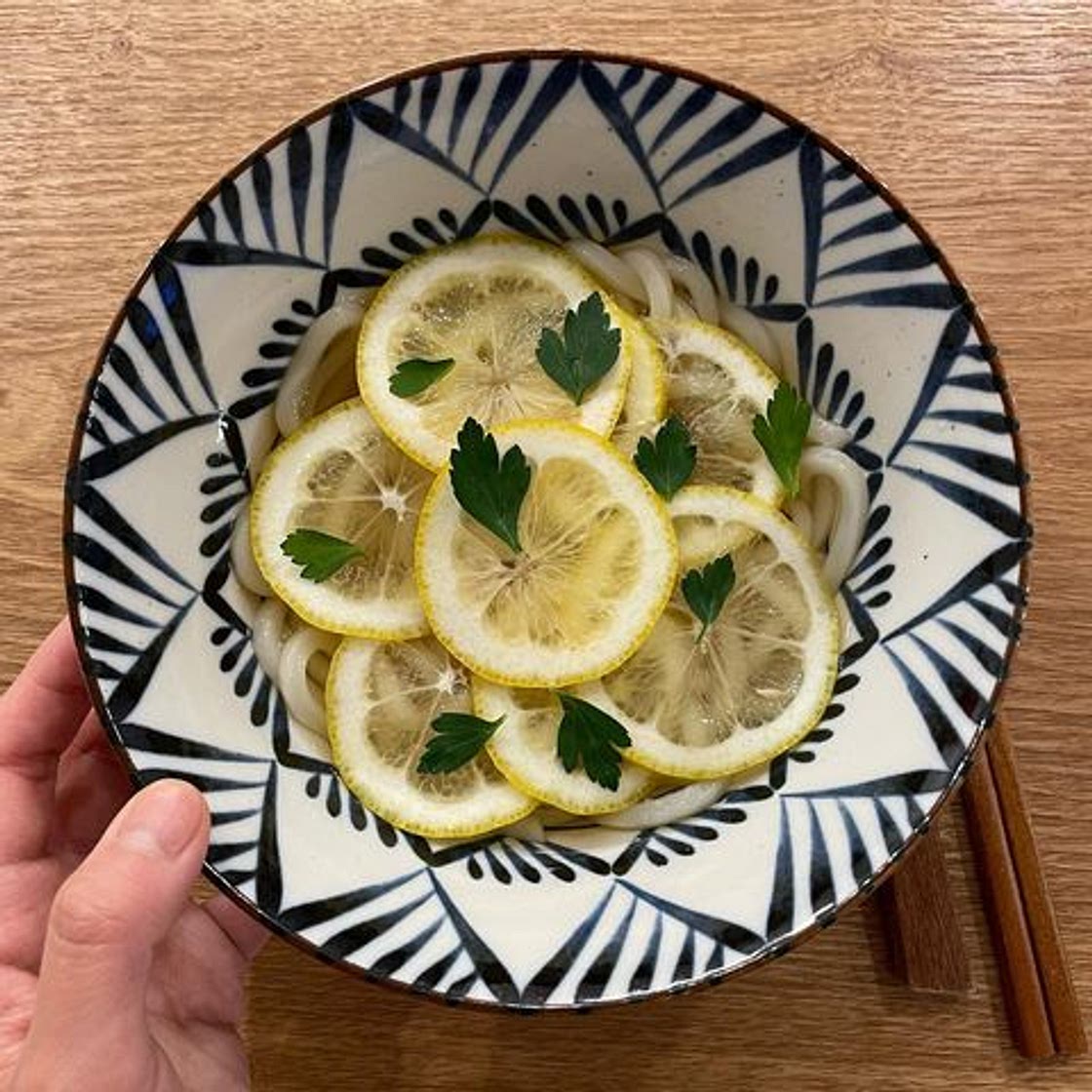 레몬 우동 만들기🍋