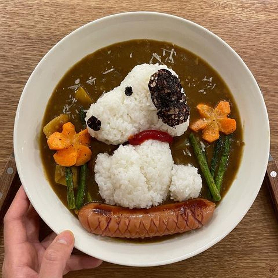 귀엽고 ~ 깜찍하게 ~ 스누피카레🐶