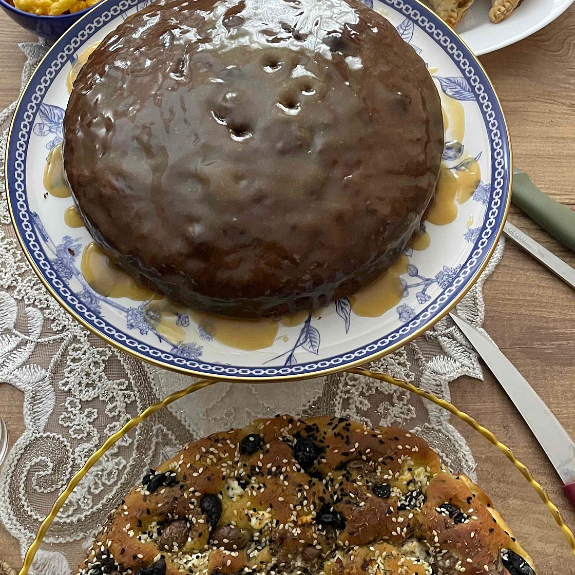 Sticky Toffee Carrot and Date Cake