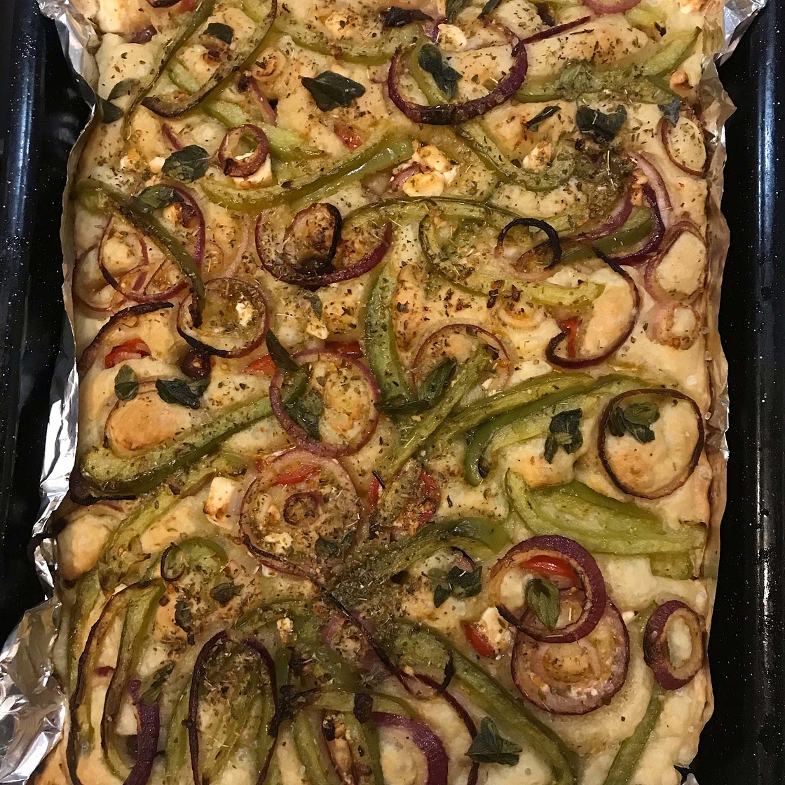 Greek Salad Focaccia