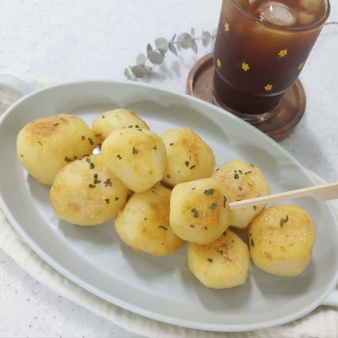 알감자 버터구이 휴게소 감자구이 만들기