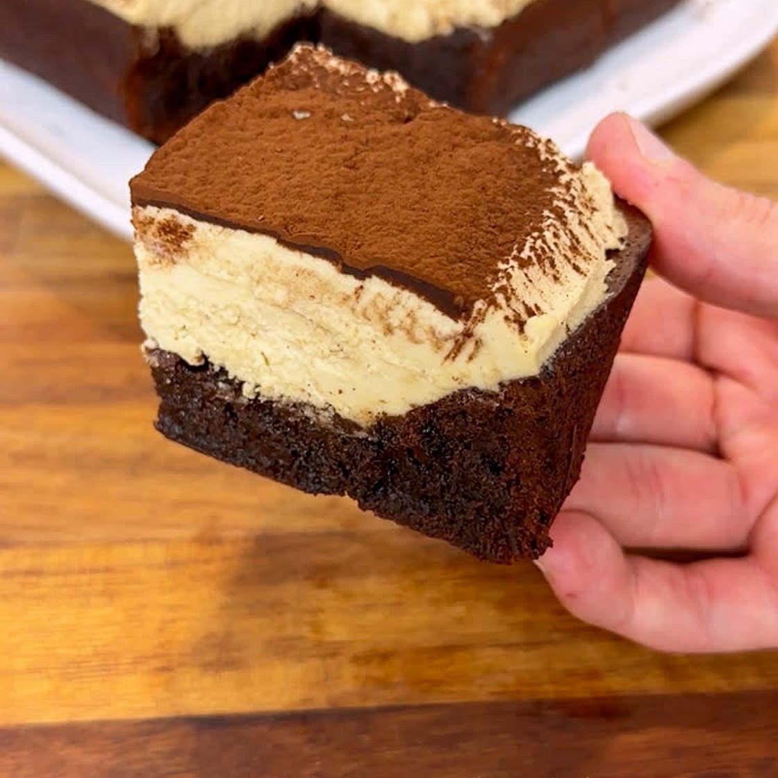 TIRAMISU BROWNIES