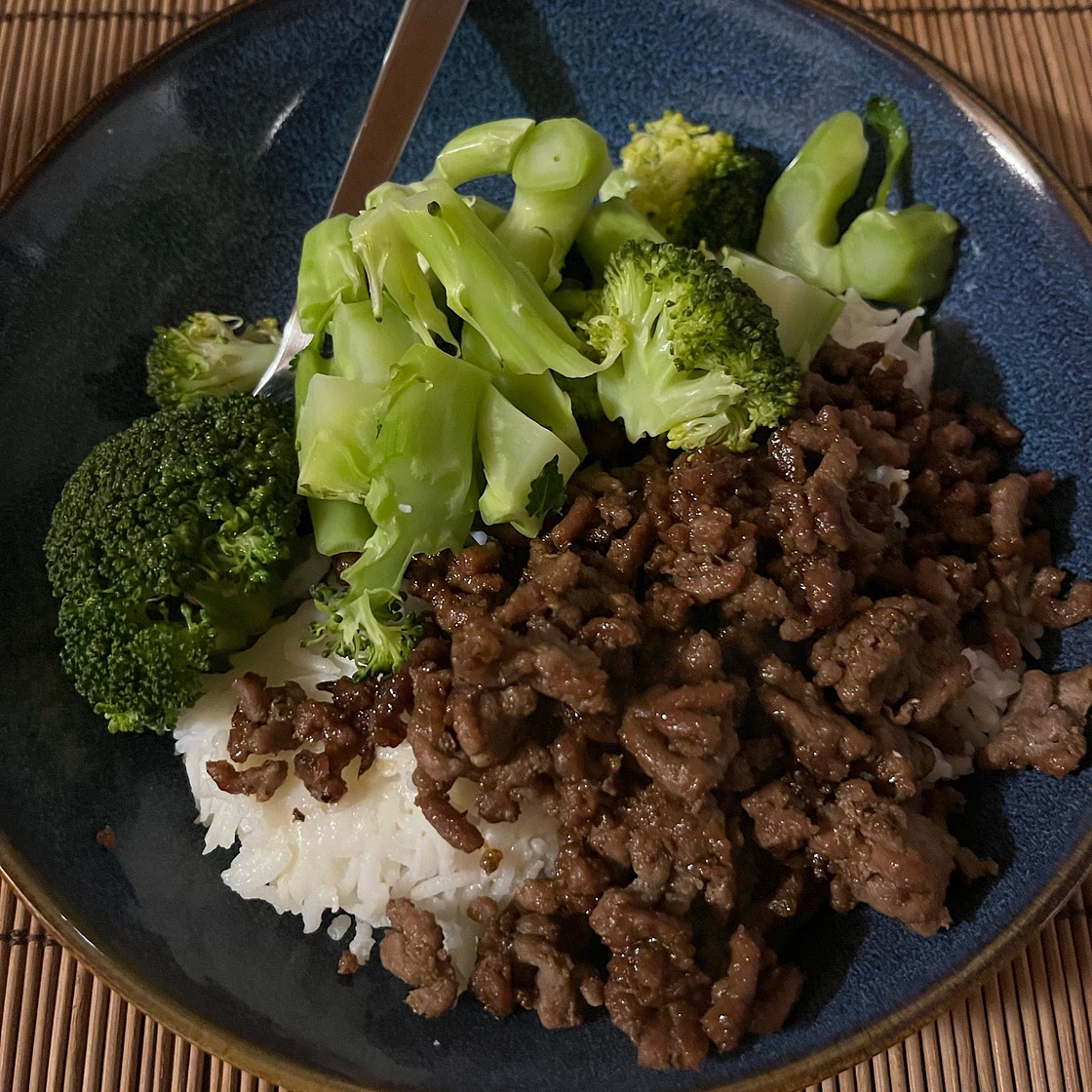 Caramelized Beef With Rice