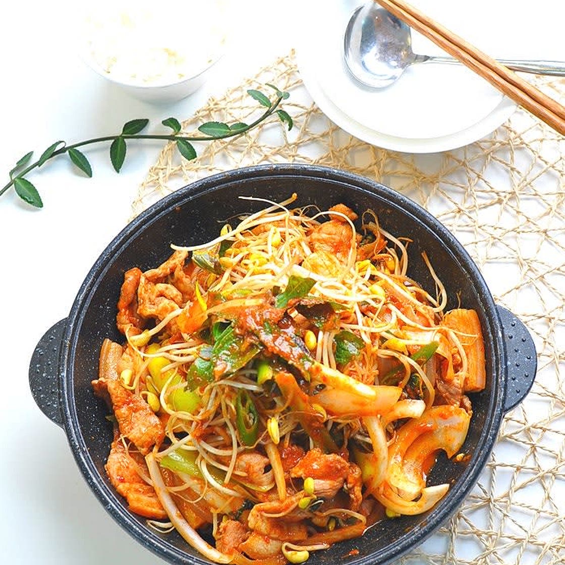 콩나물불고기 콩불