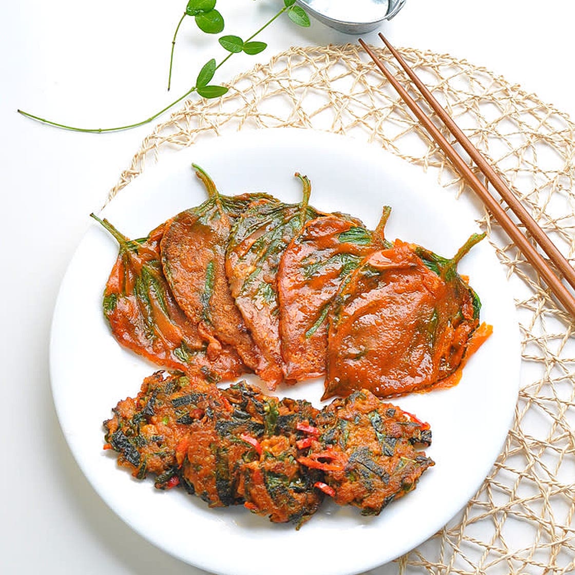 깻잎장떡