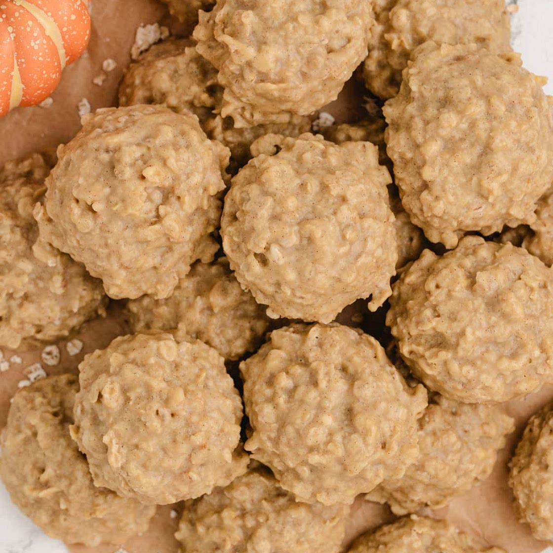 No Bake Pumpkin Cookies