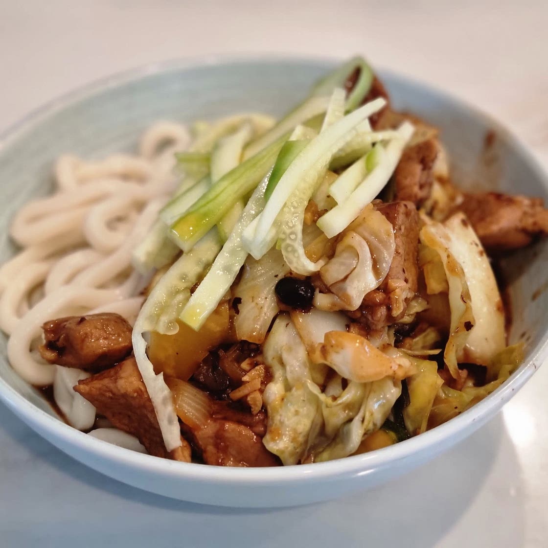 Korean Jjangmyeon - Black Bean Noodle