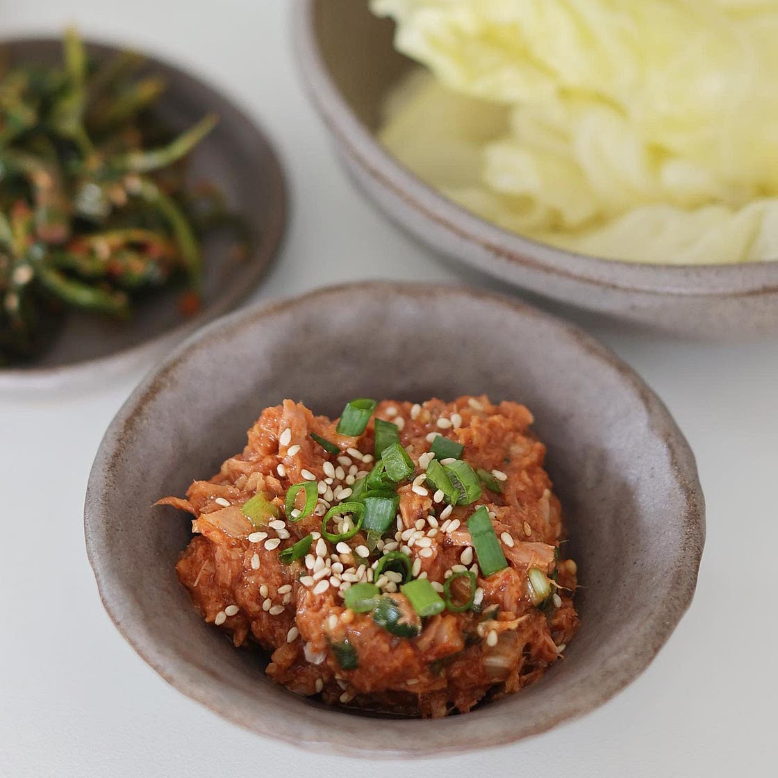 참치쌈장&양배추쌈
