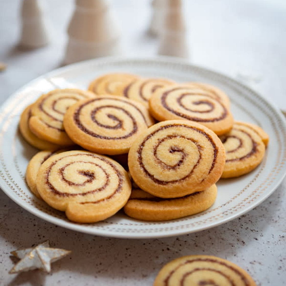 Sablés roulés à la cannelle