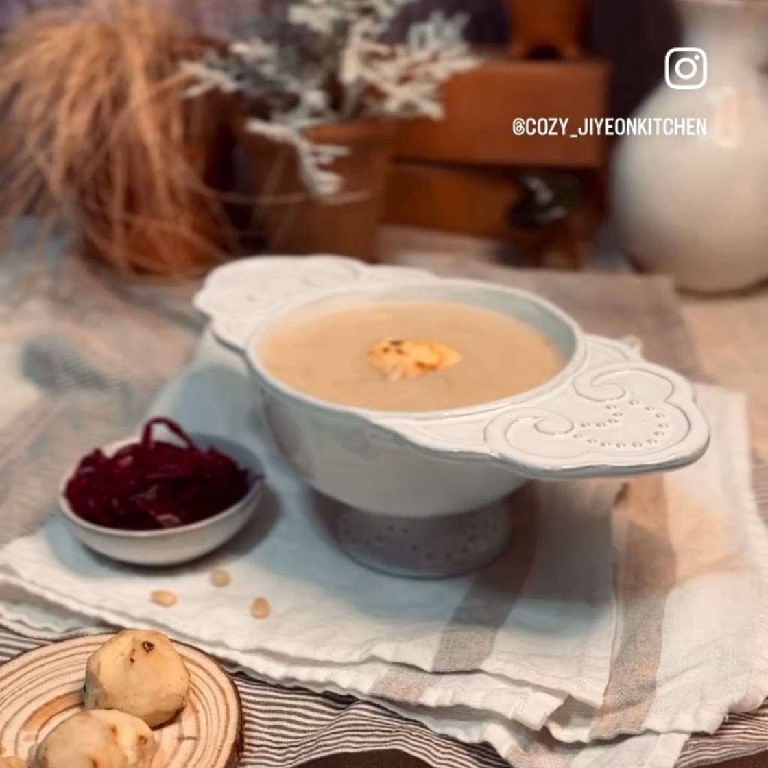 🇰🇷초기감기. 빠르게 잡는 밤&잣 죽