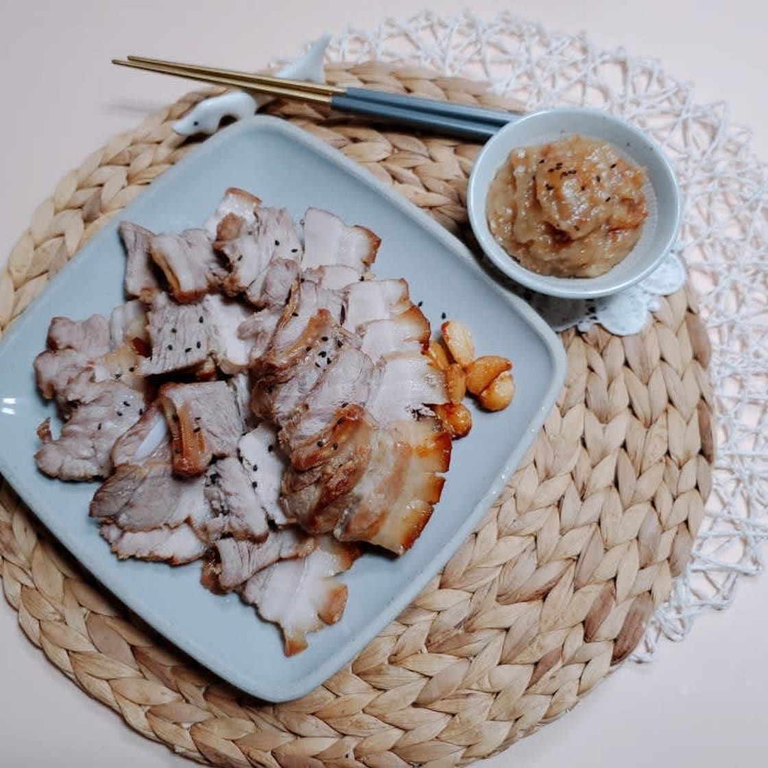 편스토랑 류수영 냄비 통삼겹 바베큐 갈릭소스