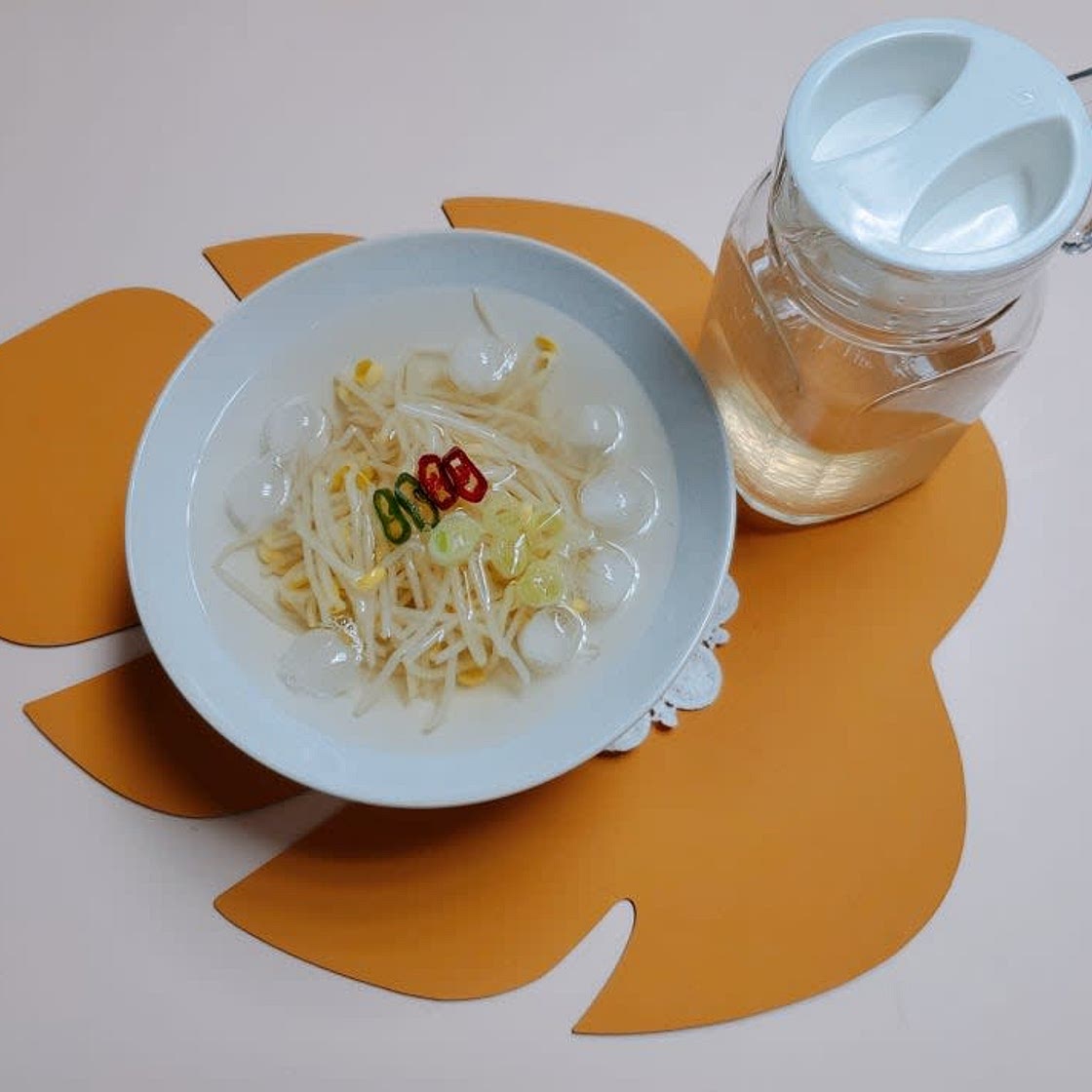 맑은 콩나물국 콩나물냉국