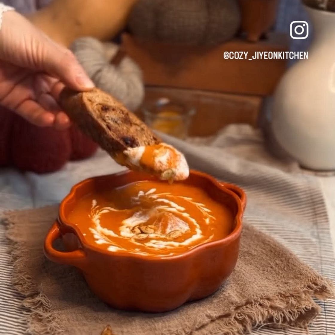 🍁🍂 따뜻한 호박 스프