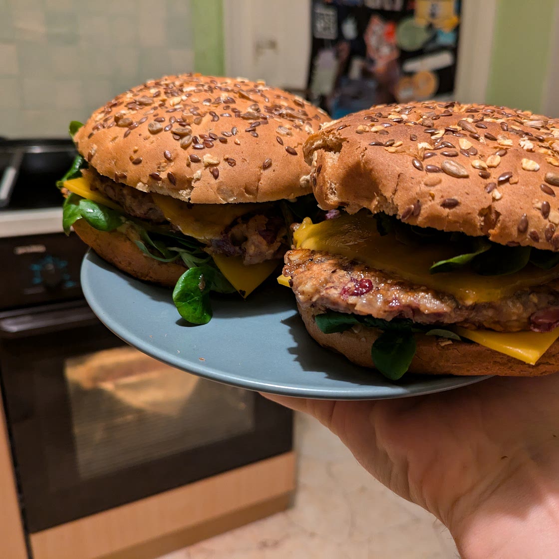 Vegetarische Kidney-Bohnen Patties
