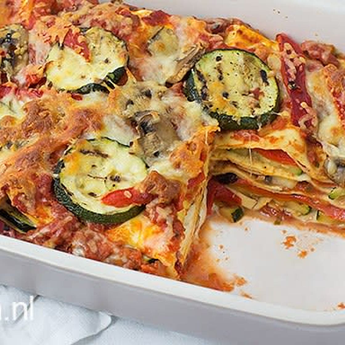 Vegetarische groentelasagne