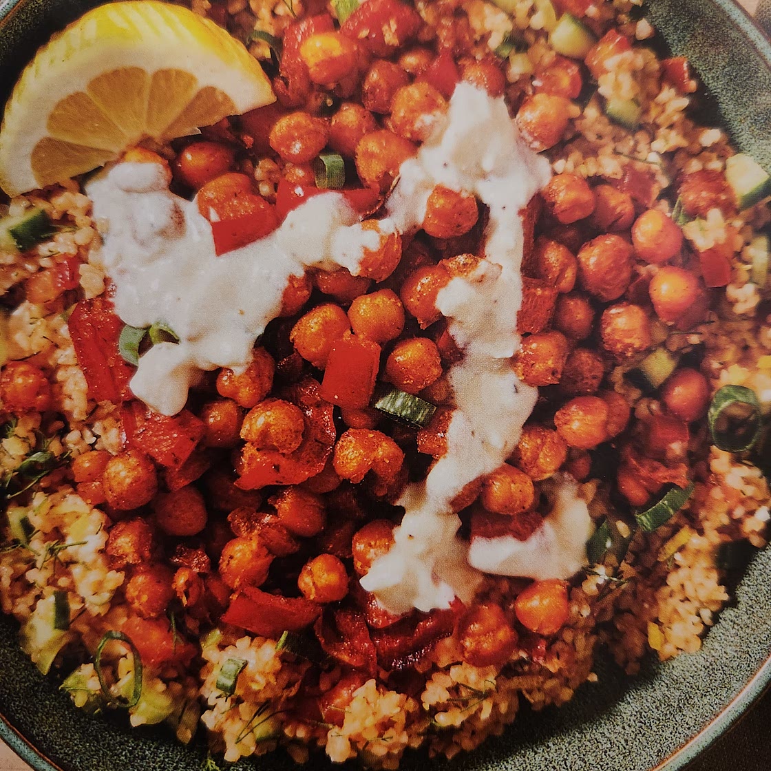 Crispy Chickpea Tabbouleh Bowls