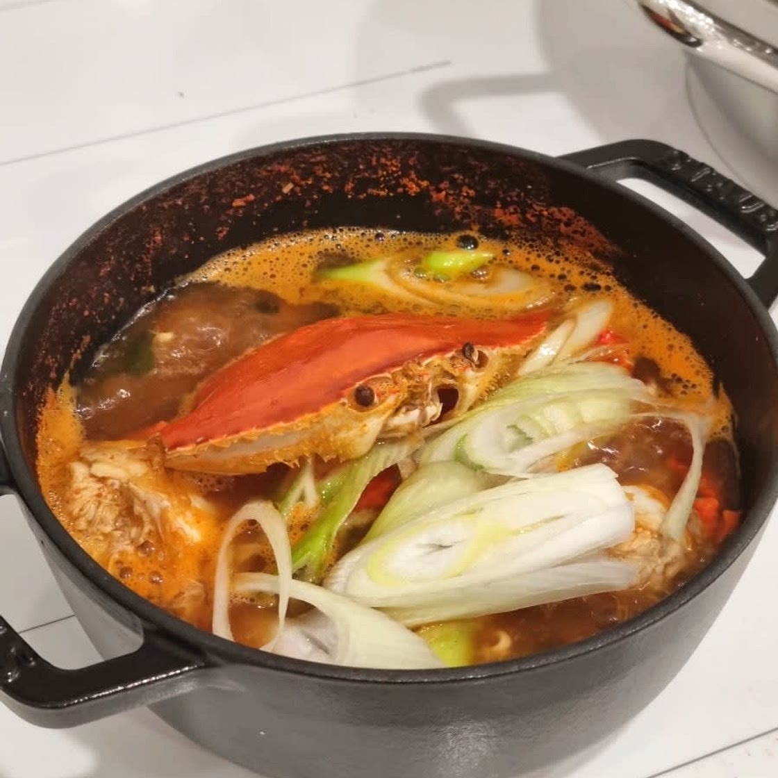 꽃게라면 끓이는법 꽃게손질법 제철음식 :: 해물라면 신라면 건면 추천