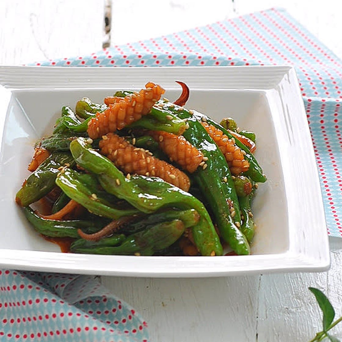 꽈리고추오징어조림