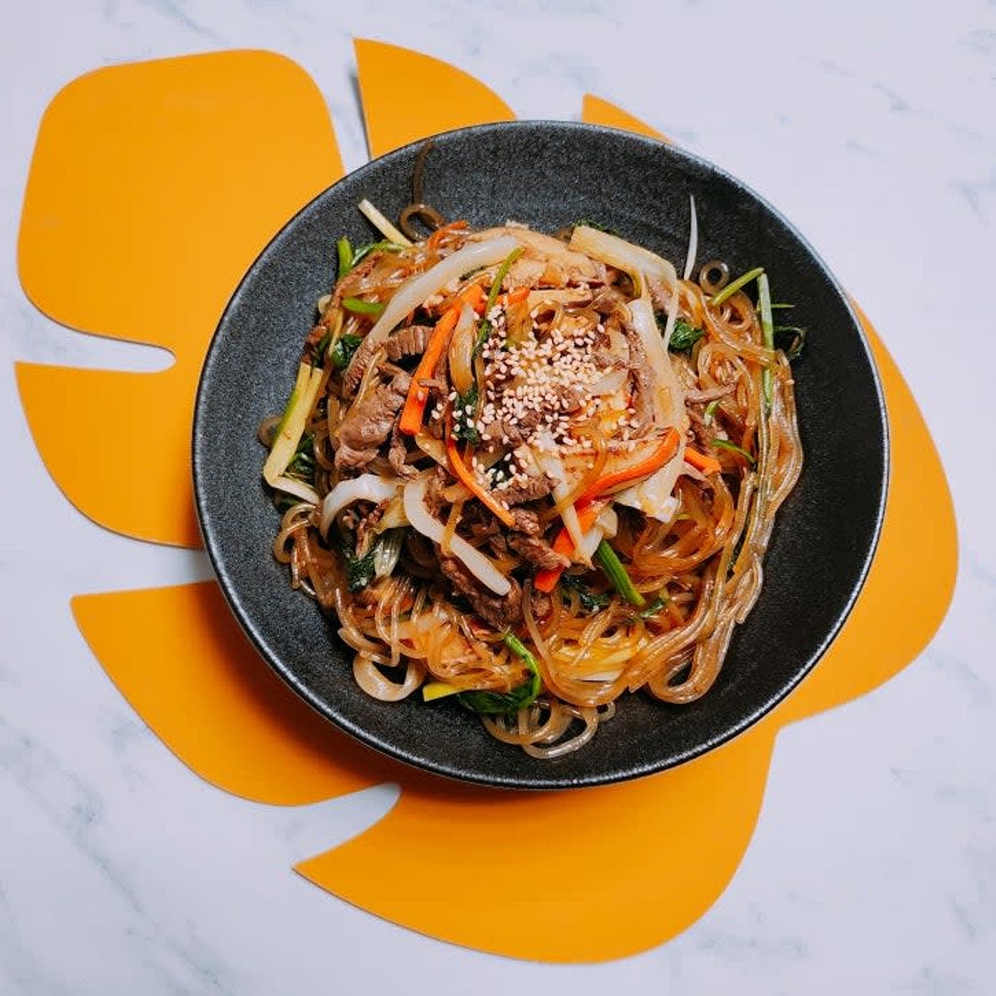 김수미 소고기 버섯 잡채