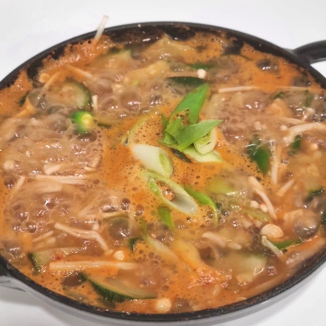 팽이버섯 된장찌개 다담된장으로 1인분 10분컷 완성 레시피