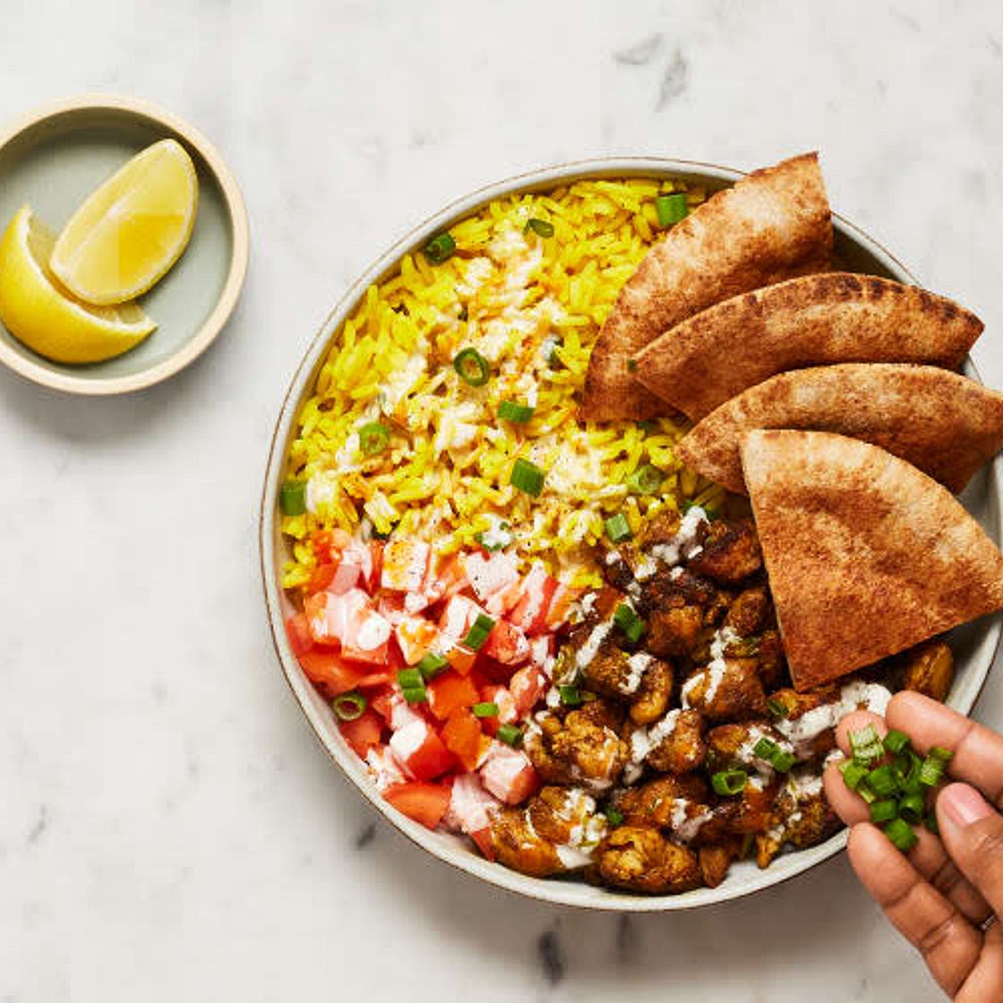 STREET CART-STYLE CHICKEN BOWLS